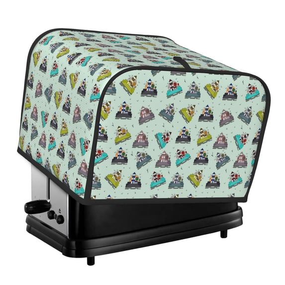 Pofeuu Lighthouse Print Toaster Cover 4 Slice, Bread Dust Cover & Fingerprint Protection, Kitchen Small Appliance Covers(Toaster Cover)