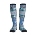 thumbnail image 1 of Pofeuu Lighthouse in Havana Print Compression Socks for Women & Men Circulation - Best Support for Nurses,Running,Athletic,Sports, 1 of 7