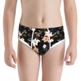 thumbnail image 1 of Pofeuu Lilies Flowers Print Boy's Briefs Toddler Boys' Underwear, Organic Cotton, Comfort Briefs-X-Small, 1 of 7