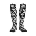 thumbnail image 1 of Pofeuu Lilies Flowers Print Compression Socks for Women & Men Circulation - Best Support for Nurses,Running,Athletic,Sports, 1 of 7