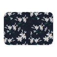 thumbnail image 1 of Pofeuu Lilies Flowers Print Hem Mat 40x60 - Multipurpose Doormat for Indoor & Outdoor Use - Welcome Your Guests with our Entrance Mat, 1 of 6