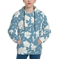 thumbnail image 1 of Pofeuu Lilies Flowers Print Kids Pullover Hoodies Warm Thick Hooded Sweatshirt with Packet for Boys Girls-X-Large, 1 of 6
