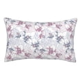 thumbnail image 1 of Pofeuu Lilies Flowers Print Polyester Microfiber Plush Pillowcases, Super Soft and Cozy Pillow Case Covers with Envelop Closure（Pillow core not included）-16"x24", 1 of 6