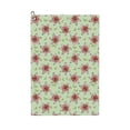thumbnail image 1 of Pofeuu Lilies Flowers Print Premium Golf Towel with Carabiner Clip Absorbent Microfiber Waffle Pattern Golf Towel for Golf Bag Trolly Belt Loop, 1 of 8