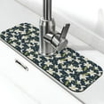 thumbnail image 1 of Pofeuu Lilies Flowers Print Splash Guard for Sink Faucet Sink Gadgets-Splash Guard Behind Faucet Drip Catcher for Kitchen, Bathroom,Sink Mat, 1 of 7