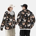 thumbnail image 1 of Pofeuu Lilies Flowers Print Sun Protection Outdoor Lightweight Full Zip UV Cooling Hoodie Long Sleeve Summer Clothing for Outdoor Hiking-3X-Large, 1 of 5