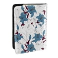 thumbnail image 1 of Pofeuu Lilies Flowers Print Travel Document Organizer Passport Holder Men Women for Family (6.5 in x 4.5 in),Wallet Holder Credit Card Clutch Bag Case, 1 of 5