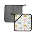 thumbnail image 1 of Pofeuu Little Elephant Print Silicone Trivet Mats,Silicone Hot Pads for Kitchen, Silicone Trivets for Hot Pots and Pans, Silicone Hot Pad, 1 of 8