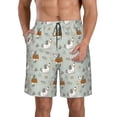 thumbnail image 1 of Pofeuu Little Puppies Prin Men's Swim Trunks Quick Dry Bathing Suit Swimming Board Shorts Mesh Lining Beach Swimwear-Medium, 1 of 6
