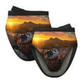 thumbnail image 1 of Pofeuu Lizard With Sunglasses Sunset Print Thickened Mini Silicone Oven Mitts Heat Resistant, Rubber Oven Mitt Gloves, Finger Pinch Grips, Pot Holder, Silicone Potholder, 1 of 7