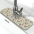 thumbnail image 1 of Pofeuu Lobster Sea Shell Print Splash Guard for Sink Faucet Sink Gadgets-Splash Guard Behind Faucet Drip Catcher for Kitchen, Bathroom,Sink Mat, 1 of 7