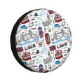 thumbnail image 1 of Pofeuu London Landmark2 Print Spare Tire Wheel Cover for Car Truck SUV Camper Universal Fit Spare Tire Cover RV Spare Tire Covers-16 inch, 1 of 6