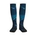 thumbnail image 1 of Pofeuu Lonely Night Wolf Print Compression Socks for Women & Men Circulation - Best Support for Nurses,Running,Athletic,Sports, 1 of 7