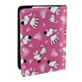 thumbnail image 1 of Pofeuu Love Dog Print Travel Document Organizer Passport Holder Men Women for Family (6.5 in x 4.5 in),Wallet Holder Credit Card Clutch Bag Case, 1 of 5
