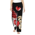 thumbnail image 1 of Pofeuu Love Gnomes Print Women's Fashion Pajama Pants with Pockets Comfy Drawstring Sleep Lounge Bottoms-Small, 1 of 6