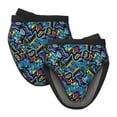 thumbnail image 1 of Pofeuu Love Music Print Thickened Mini Silicone Oven Mitts Heat Resistant, Rubber Oven Mitt Gloves, Finger Pinch Grips, Pot Holder, Silicone Potholder, 1 of 7