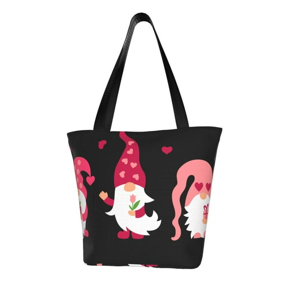 Pofeuu Love You Mom Print Women Fashion Shoulder Handbags Top Handle Satchel Bags Tote Shoulder Shopping Bag Stylish Canvas Tote Bag