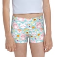 thumbnail image 1 of Pofeuu Love You Rabbit Print Soft Cotton Girls Boyshort panties Toddler Underwear-Large, 1 of 5