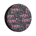 thumbnail image 1 of Pofeuu Lovely Mom Ever Print Spare Tire Wheel Cover for Car Truck SUV Camper Universal Fit Spare Tire Cover RV Spare Tire Covers-17 inch, 1 of 6