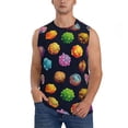 thumbnail image 1 of Pofeuu Lovely Planet Print Men's Muscle T-Shirt, Sleeveless, Muscle Tank, Classic Muscle Tee Top For Men Casual Sleeveless Muscle T-Shirt Trendy Clothes-3X-Large, 1 of 7
