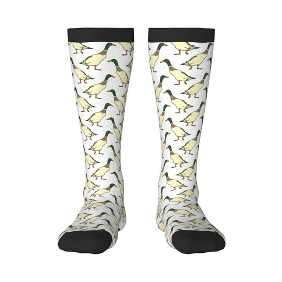 Pofeuu Mallard Ducks Print Stockings, Adult Running Hiking Socks for Youth and Adult