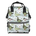 thumbnail image 1 of Pofeuu Mallard Ducks Wild Birds Print Diaper Bag Backpack, Multifunction Travel Pack Maternity Baby Changing Bags, Large Capacity, Waterproof, 1 of 6