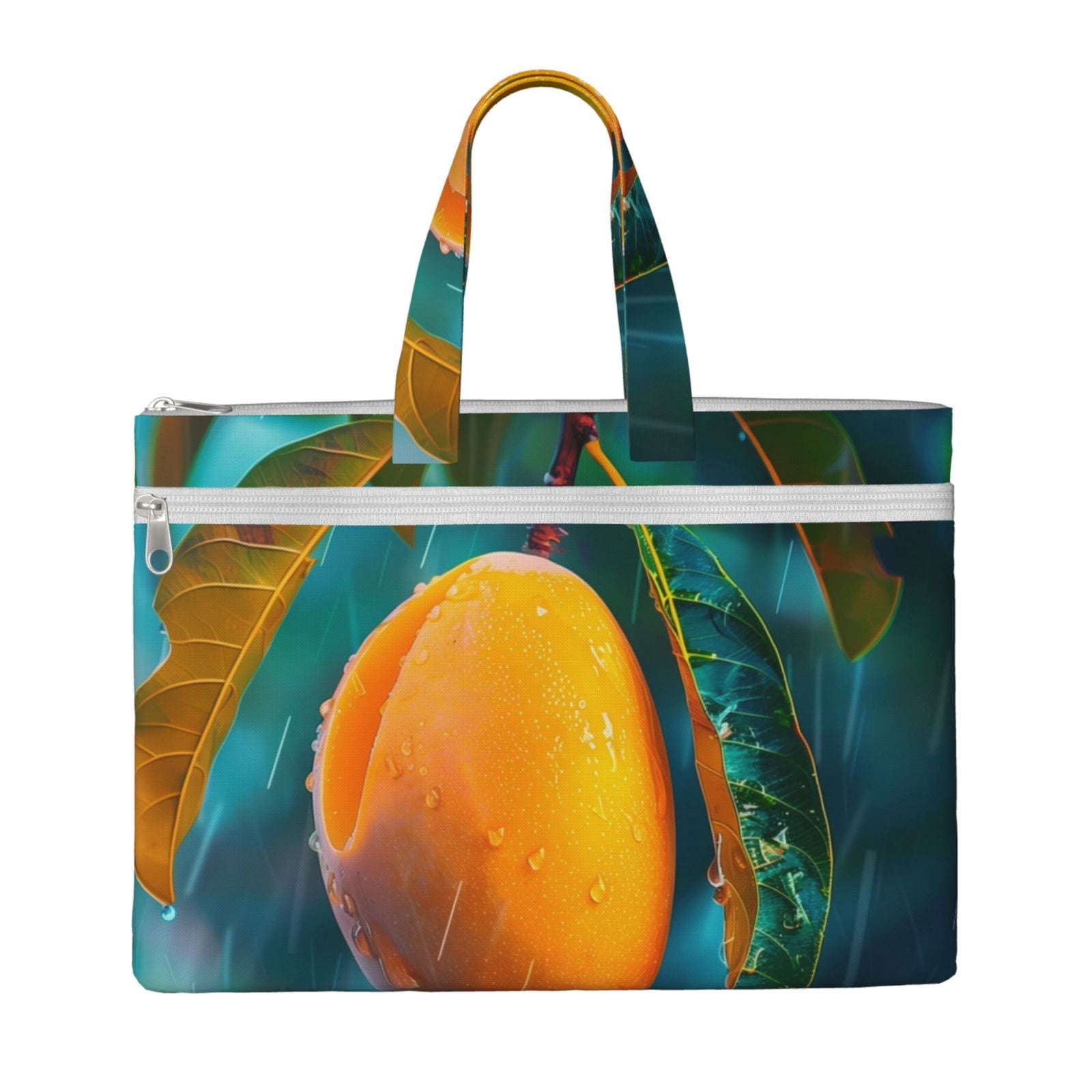 Mango Computer Case Pofeuu Mango In The Rain Print Laptop Bag Carrying - Computer Bag ...