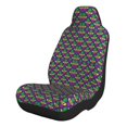 thumbnail image 1 of Pofeuu Mardi Gras Carnival3 Print Automotive Car Seat Covers Flat Cloth Full Set Seat Covers,Car Seat Covers front seats for Cars Trucks and SUVs-2 PCS, 1 of 9