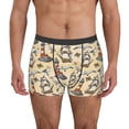 thumbnail image 1 of Pofeuu Marine Birds And Coastal Lighthouse Print Men’s Boxer Briefs, Moisture-Wicking Underwear, Regular,Trunk-X-Large, 1 of 5