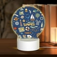 thumbnail image 1 of Pofeuu Marine Nautical Print LED Christmas Night Light Lamp Base Gift DIY 3D Clear Acrylic Blank Engrave Sheets for Room Cafe Bar Birthday Party Decoration, 1 of 9