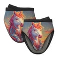 thumbnail image 1 of Pofeuu Meditating Cute Horse Print Thickened Mini Silicone Oven Mitts Heat Resistant, Rubber Oven Mitt Gloves, Finger Pinch Grips, Pot Holder, Silicone Potholder, 1 of 7