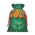 thumbnail image 1 of Pofeuu Merry Christmas 2025 Print Burlap Bags with Drawstrings Drawstring Gift Bags Pouch Bag for Thankgiving Birthday Party Gift Wrapping Treats and Party Favors-Small, 1 of 9
