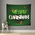 thumbnail image 1 of Pofeuu Merry Christmas Print Wall Tapestry Decoration Wall Hanging Tapestry 60 x 51 Inch, 1 of 6