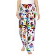thumbnail image 1 of Pofeuu Mexican Bright Style Print Women's Fashion Pajama Pants with Pockets Comfy Drawstring Sleep Lounge Bottoms-X-Large, 1 of 6