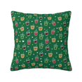 thumbnail image 1 of Pofeuu Milk Tea Print Double-sided plush pillowcase Square Throw Pillow Covers Pillows Cover for Living Room Bedroom Sofa Couch Cushion Cover（No pillow core）-26"x26", 1 of 7