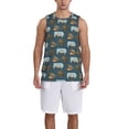 thumbnail image 1 of Pofeuu Miniature Ship In Bottle Print Basketball Jersey, Shirts for Men Youth Basketball Jersey Crew Neck-4X-Large, 1 of 6