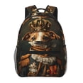 thumbnail image 1 of Pofeuu Modern Cute Dog Print Backpack for Men and Women - Basic Bookbag Casual Daypack Backpacks for College Work Travel-One Size, 1 of 5