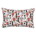thumbnail image 1 of Pofeuu Modern Life Print Polyester Microfiber Plush Pillowcases, Super Soft and Cozy Pillow Case Covers with Envelop Closure（Pillow core not included）-16"x24", 1 of 6