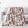 thumbnail image 1 of Pofeuu Modern Life Print Ultra-Soft Micro Fleece Blanket,for Bed Or Sofa,All Season Throw Blankets Flannel Blanket-60"x50", 1 of 7