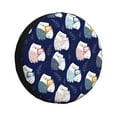 thumbnail image 1 of Pofeuu Mom And Baby Owls Print Spare Tire Wheel Cover for Car Truck SUV Camper Universal Fit Spare Tire Cover RV Spare Tire Covers-17 inch, 1 of 6