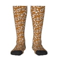 thumbnail image 1 of Pofeuu Monkey Sloth Print Stockings, Adult Running Hiking Socks for Youth and Adult, 1 of 6