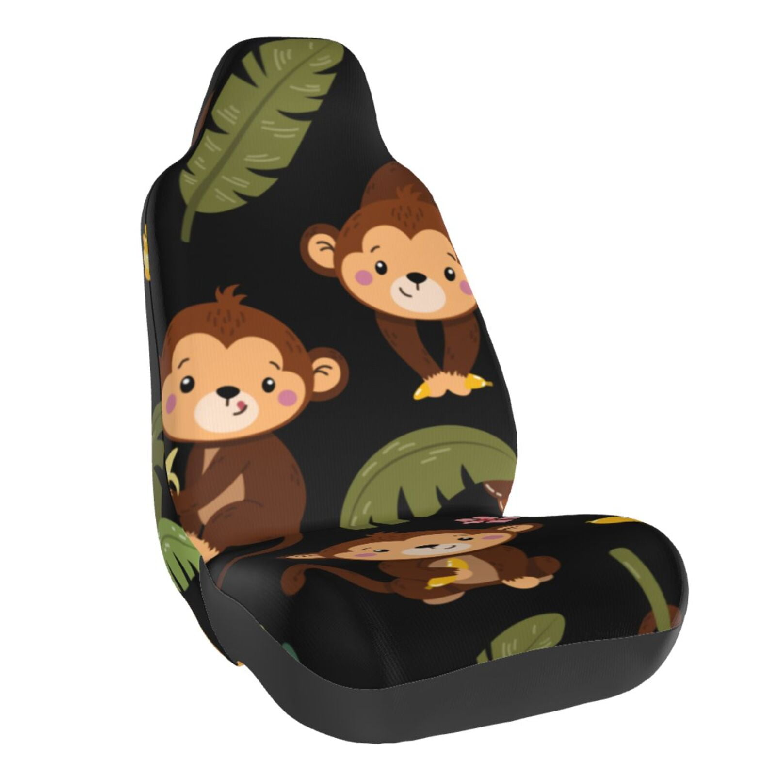 Monkey Trippy Psychedelic Pet Car Seat Cover main image 1