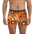 thumbnail image 1 of Pofeuu Monster Truck Print Men’s Boxer Briefs, Moisture-Wicking Underwear, Regular,Trunk-Small, 1 of 5