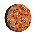 thumbnail image 1 of Pofeuu Monster Truck,Truck Cartoon Print Spare Tire Wheel Cover for Car Truck SUV Camper Universal Fit Spare Tire Cover RV Spare Tire Covers-16 inch, 1 of 6