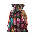 thumbnail image 1 of Pofeuu Monstrous Cartoon Characters Print Burlap Bags with Drawstrings Drawstring Gift Bags Pouch Bag for Thankgiving Birthday Party Gift Wrapping Treats and Party Favors-Small, 1 of 9
