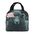 thumbnail image 1 of Pofeuu Moody Ram Portrait Print Lunch Bag Lunch Box Insulated Lunch Bag Adult Lunch Box for Men and Women, 1 of 8