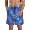 thumbnail image 1 of Pofeuu Multiplication Table Prin Men's Swim Trunks Quick Dry Bathing Suit Swimming Board Shorts Mesh Lining Beach Swimwear-Medium, 1 of 6