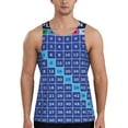 thumbnail image 1 of Pofeuu Multiplication Table Print Men's Workout Tank Tops Sleeveless Muscle Gym Shirt Quick Dry-3X-Large, 1 of 7