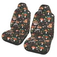 thumbnail image 1 of Pofeuu Mushroom With Snails Print Automotive Car Seat Covers Flat Cloth Full Set Seat Covers,Car Seat Covers front seats for Cars Trucks and SUVs(Two packs), 1 of 7