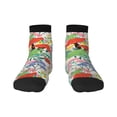 thumbnail image 1 of Pofeuu Mushroom and Frogs Print 30cm Socks, Adult Running Hiking Socks for Youth and Adult, 1 of 7